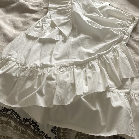 NWT Anthropologie Maeve one shoulder ruffle dress wedding party bridal cocktail - Picture 7 of 7